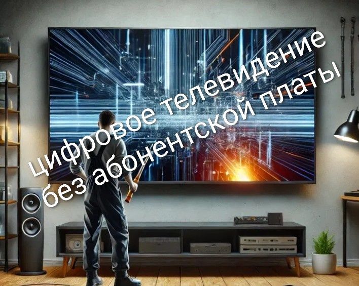 Антенна для бесплатного телевидения. Подходит к любому телевизору.