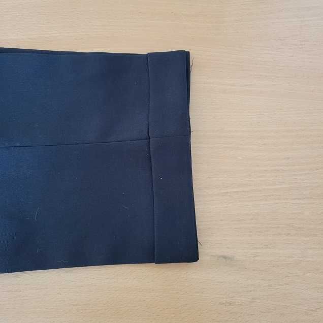 Pantaloni stofa bărbați cu manseta Henry Morell negru L