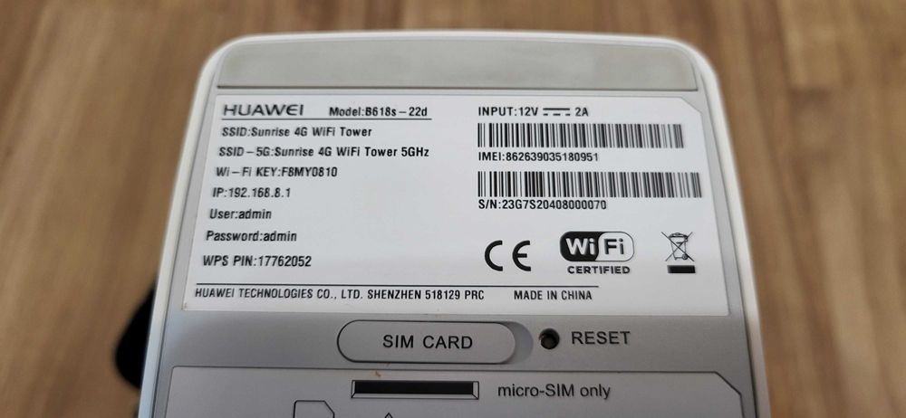 Huawei B618 este un router wireless 4G+ LTE CAT11 liber de retea