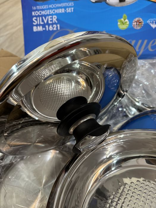 Set vase de gatit inox Bachmayer