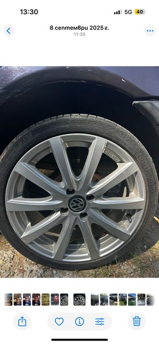 Джанти с гуми 17” 4х100