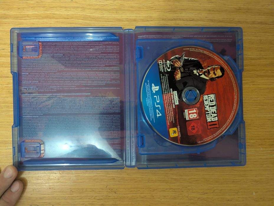 Red Dead redemption 2, rdr2, диск на пс4, игра