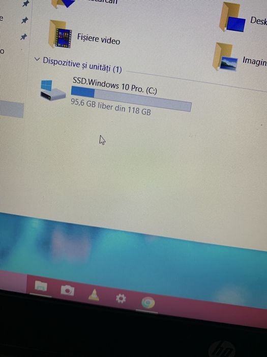 Laptop Hp intel core i5,8gb ram ddr4,Windows 10,ssd 130gb m,baterie ok