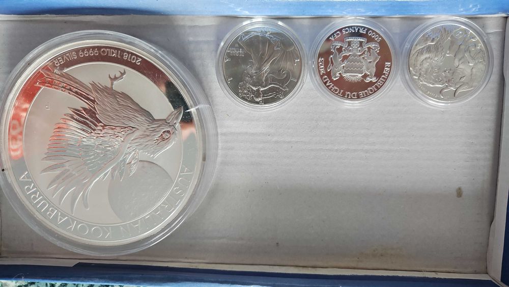 Сребърни кленов, панда, кукабура,  коала, орел, лунари, ноев ковчег