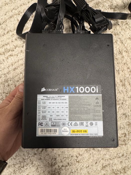 Sursa 1000w modulara Corsair HX1000i
