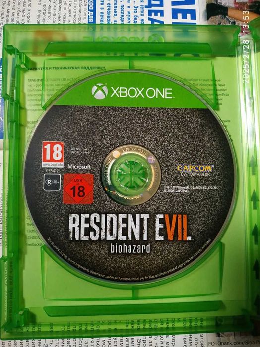 Xbox One S X Series X икс бокс resident evil