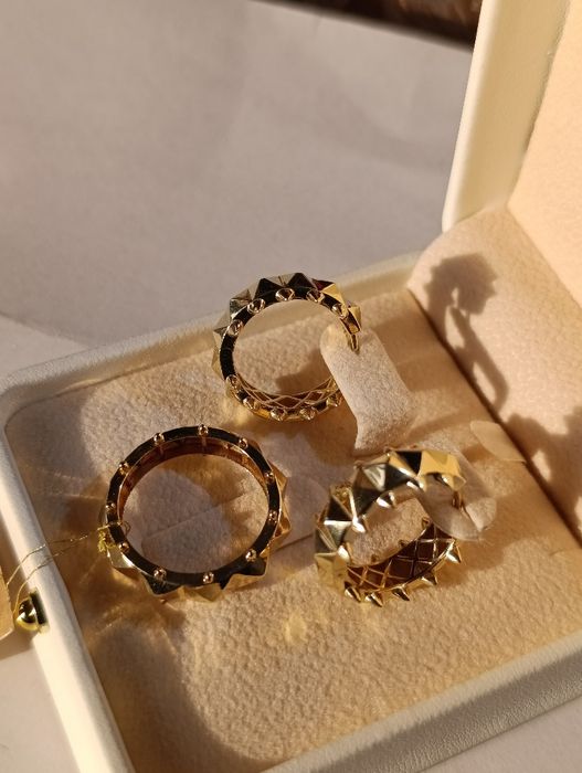 Золотоя комплект картиер клеш  Турецкая изделия проба 585,вес 7,70гр