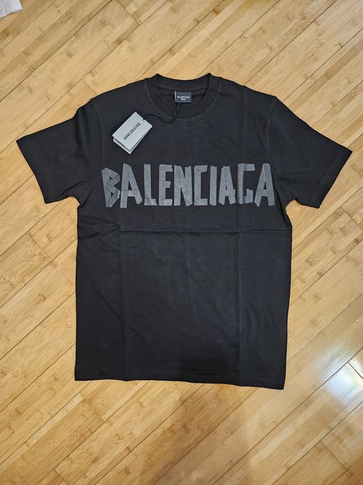 Tricou Balenciaga Negru Nou S-XXL