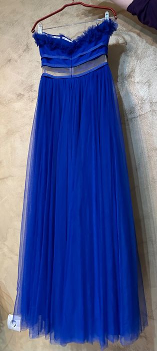 Rochie lunga albastră