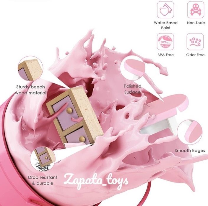 Мебель для кукол дерево