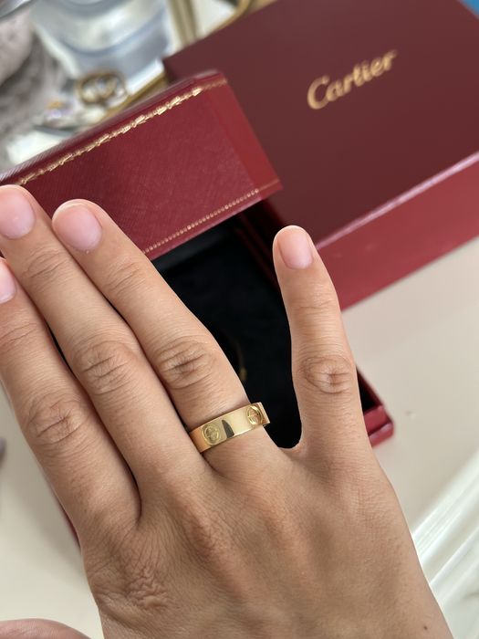 Кольцо Картье Cartier love литое