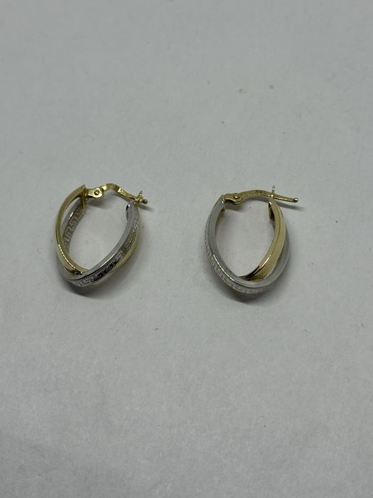 златни дамски обеци 2.64гр 14к 585