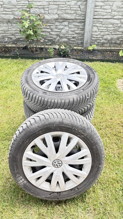Vând 4 roți iarnă Hankook Winter i*cept RS2 + jante oțel VW