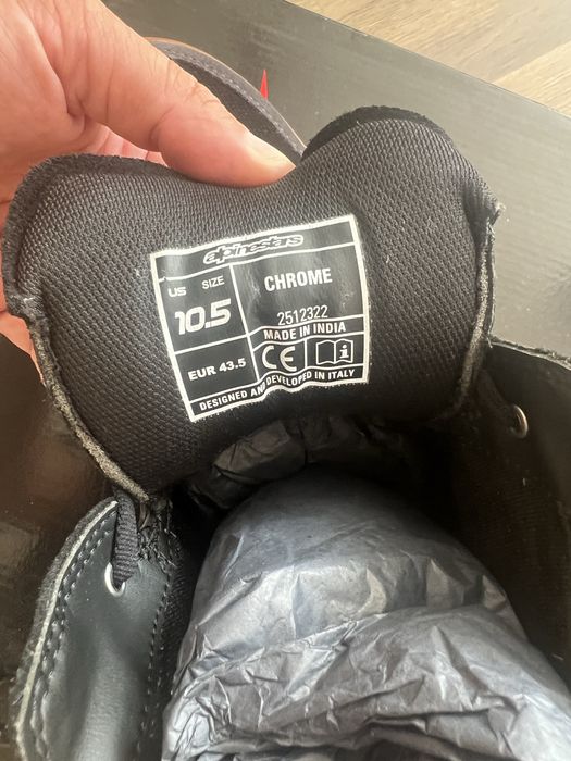 Мото кецове Alpinestars Chrome Black