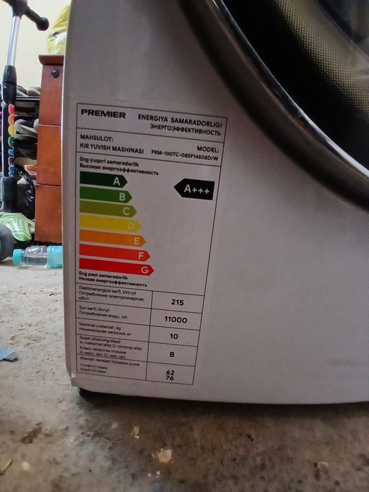 Avtomatik kir yuvish mashinasi Ko'p ishlatilmagan yangi