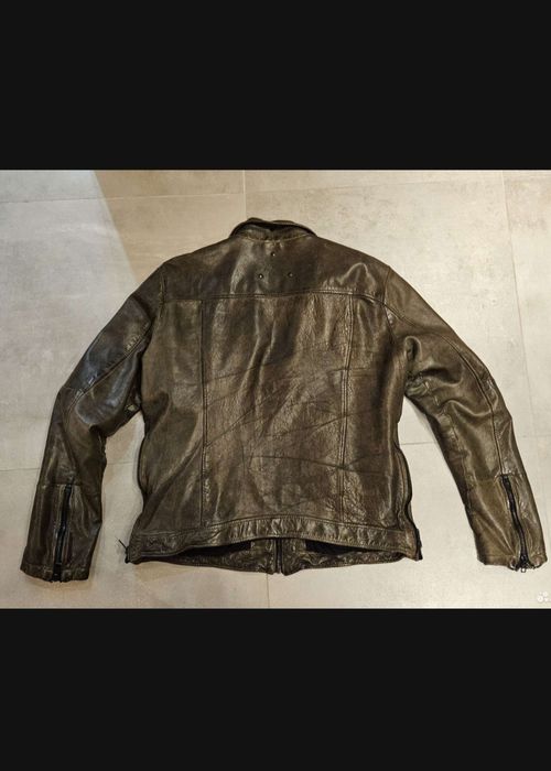 Немецкая кожаная куртка покупали в Берлине кожа мягкая знаменитый брен