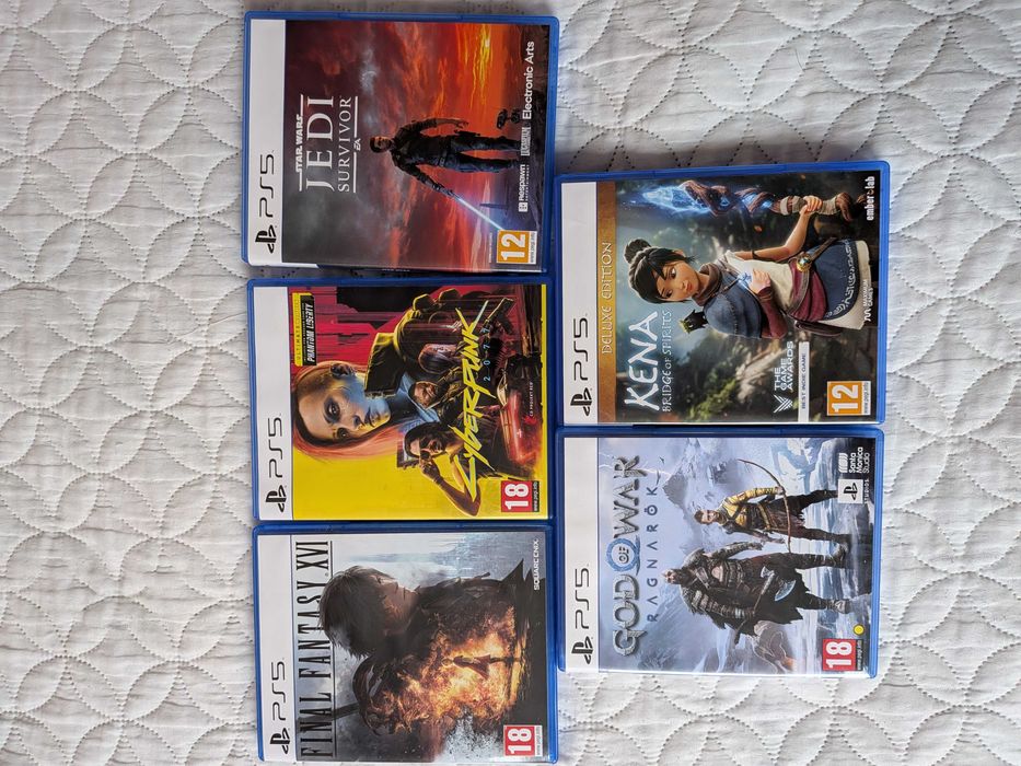 PlayStation 5 - Final Fantasy XVI | Cyberpunk | Star Wars Jedi Survivor | God of War Ragnarok | Kena