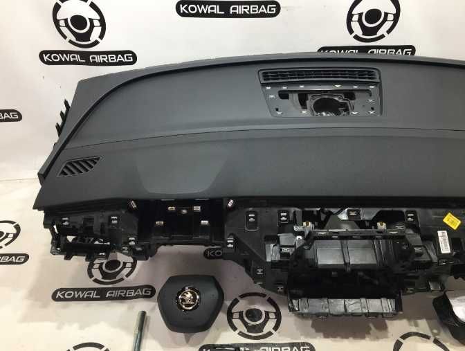 Skoda Eniaq plansa de bord - kit airbag - set centuri de siguranta