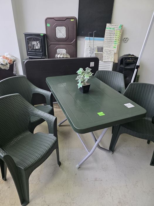 Градински Комплект маса + 4 броя столове