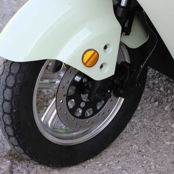 Триместна електрическа триколка LUXURY BUS 2000W/60V/25Ah - GREEN