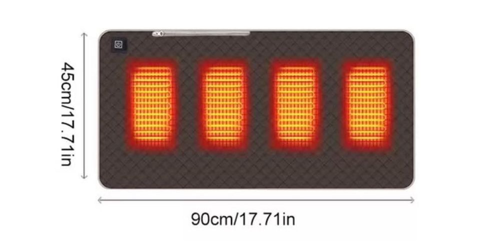 Husă cu incalzire pentru bancheta mașina pe USB