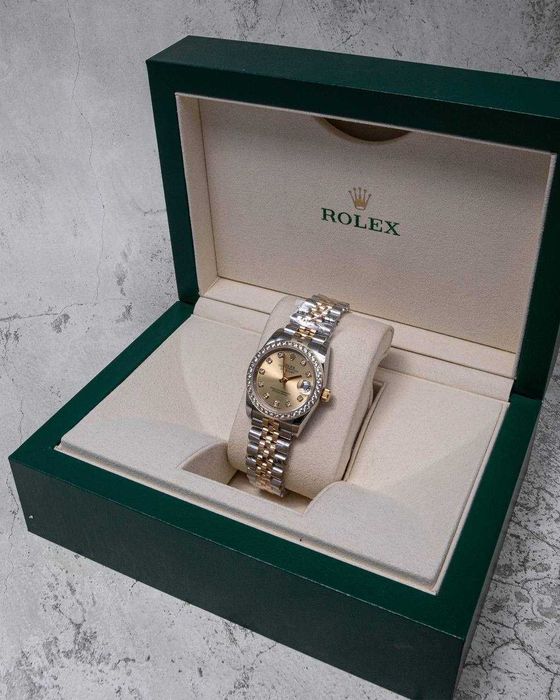 rolex datejust 31mm двуцветен