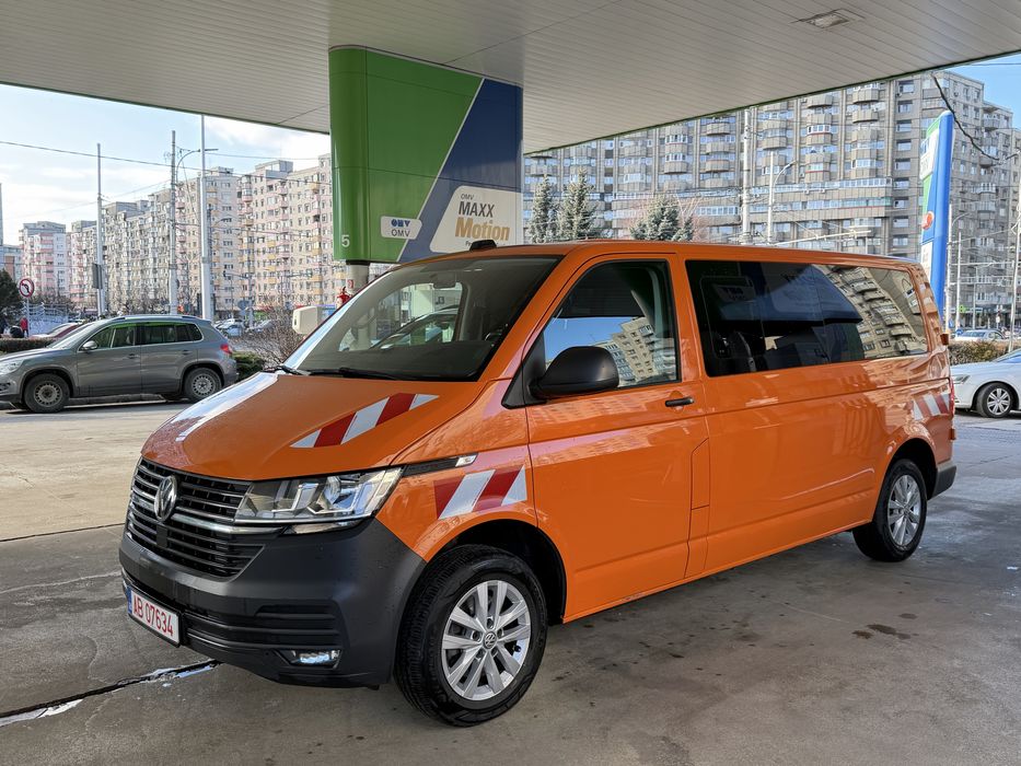 Vw  T6.1 Caravelle-Lung -9 locuri,150 Cp-An 2022,Istoric la VW