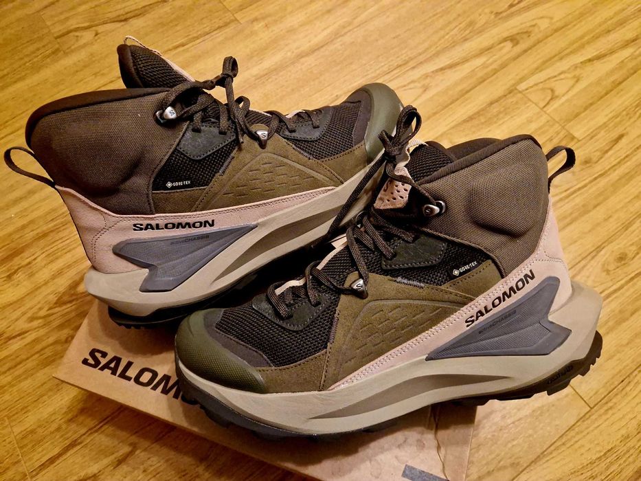 Ghete Salomon Elixir Goretex, masuri 44-45, waterproof, iarna, noi,