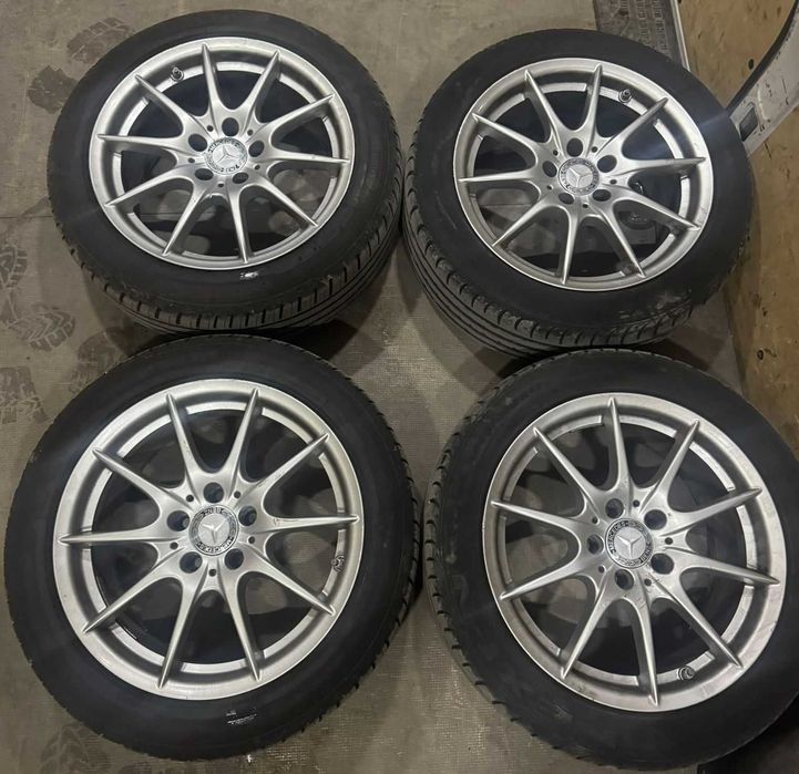 Jante Originale Mercedes 17 Inch CLS W218 E Class W212 5x112 Anvelope noi 2026 DOT 0626 245/45/17 R17 ET 34.5 8.5J OEM A2184010002 Oem 17" toli