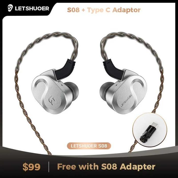 Нови- неотваряни Letshuoer S08 13mm Planar Magnetic   iem