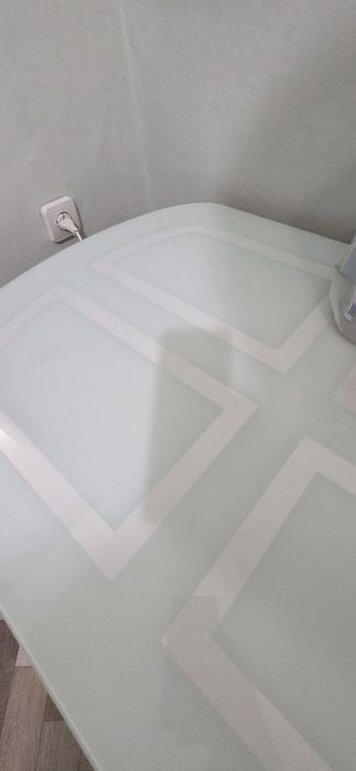 Стол кухонный, ножки хром.