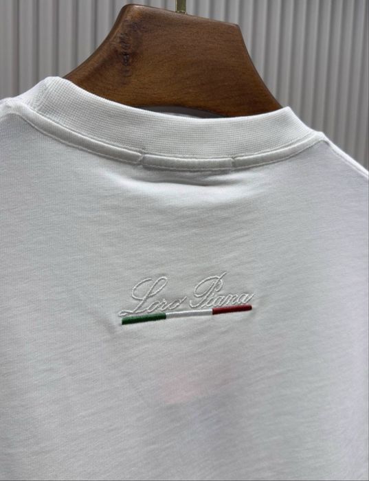 Tricou Loro Piana Alb