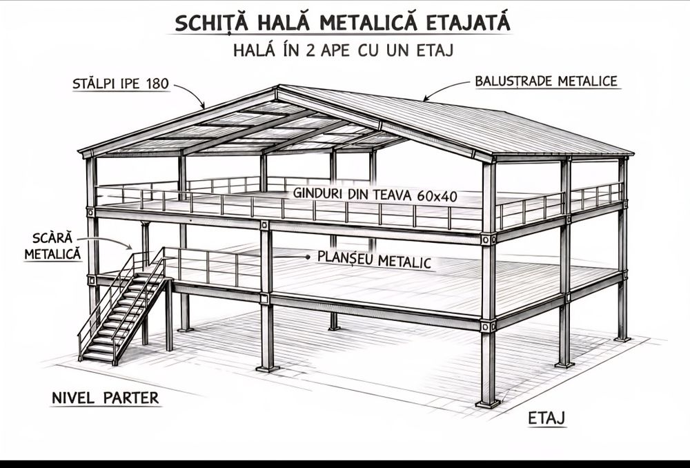 Vând Hale metalice nu necesita avans