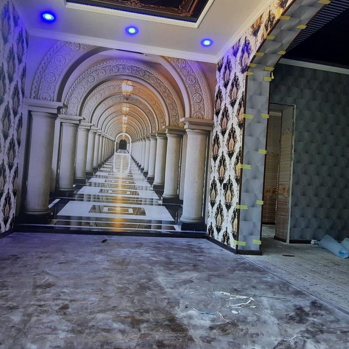 3дФотообои, натяжные потолки из первых рук