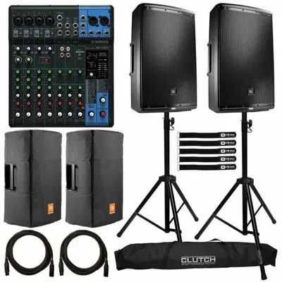 Колонка JBL EON715 + Yamaha MG10XU комплект