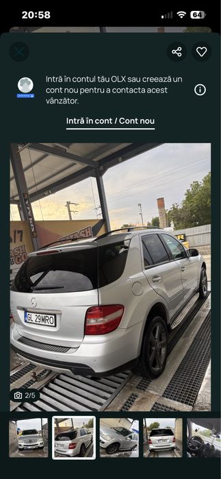 Mercedez Benz MI 280 cdi 4 MATIC 2008 Vand sau cu alta la schimb