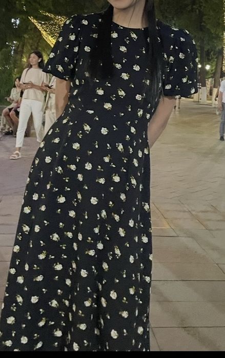 Платье с цветочками