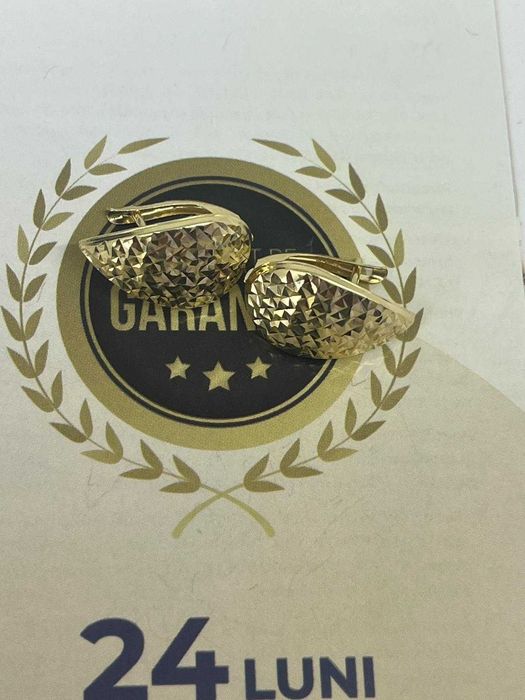 Cercei 14k 1.66g ( Galata B8525 ) Garantie 2 ani!