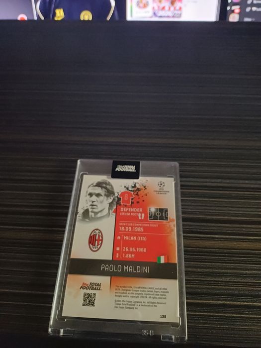 Paolo Maldini Ac Milan /25 card