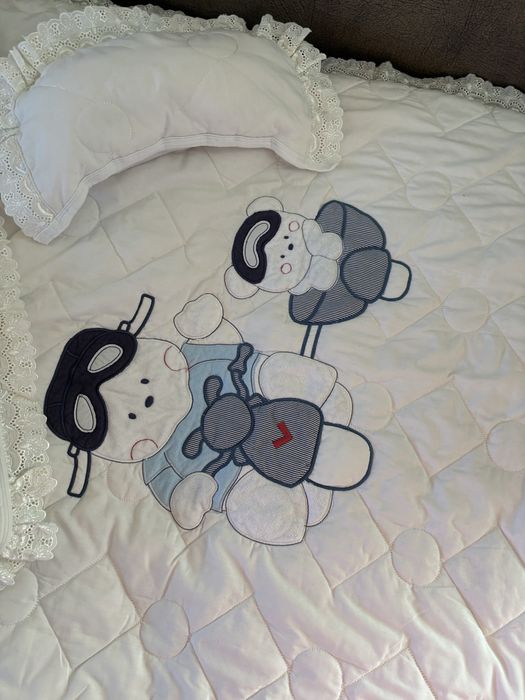 Страхотен бебешки комплект за количка