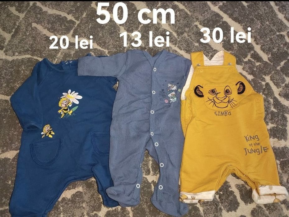 Haine bebelusi de la 0 luni