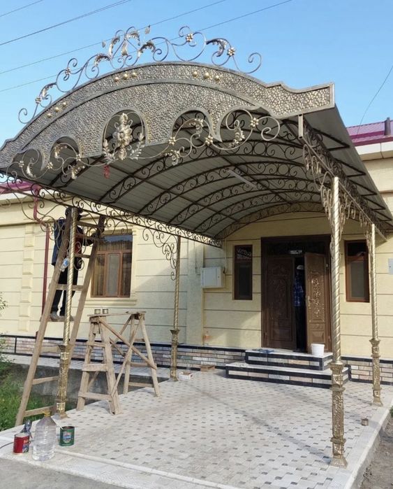 Решотка навес перилла казерйок