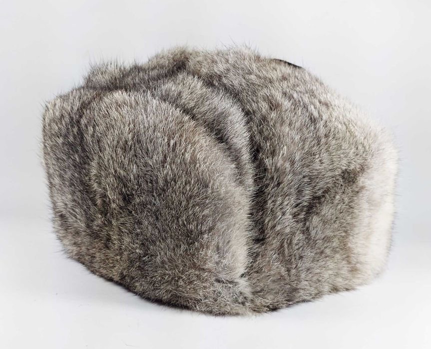 Руски шапки-ушанки от заешки естествен косъм.