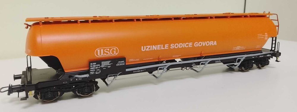 macheta Vagon Uackks Uzinele Sodice Govora, H0 1:87 CFR