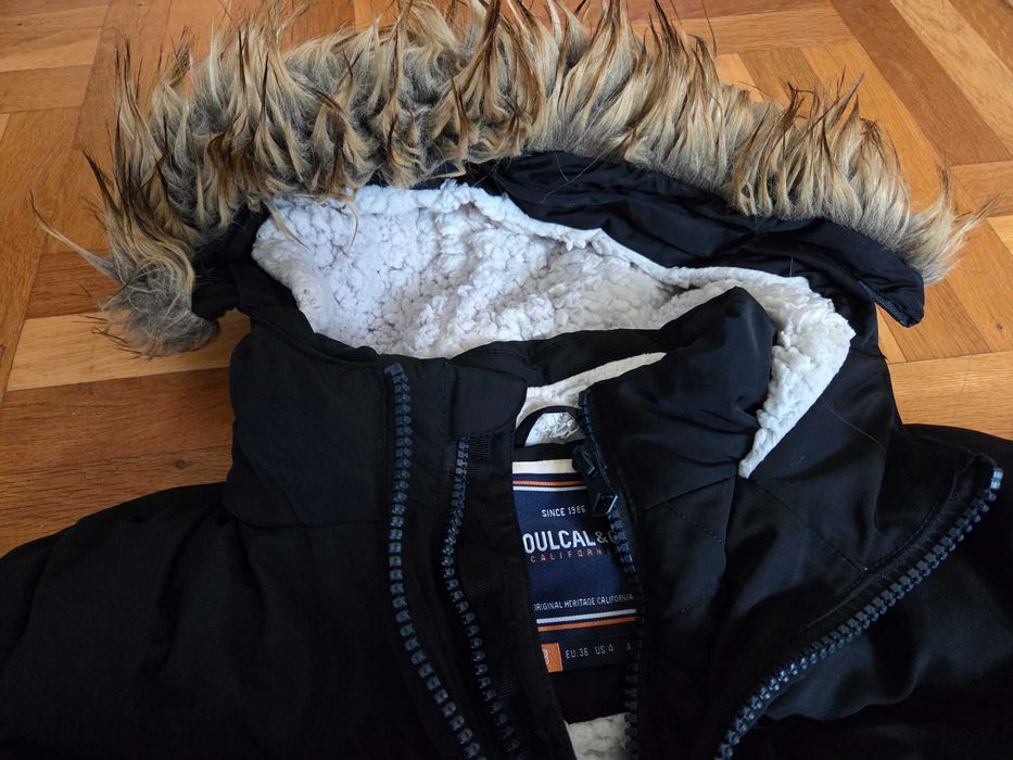 Дамско зимно яке Soulcal&co размер S тънмосин цвят