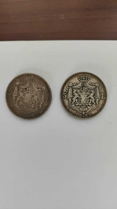 Vand monede de colectie secolul 19 in stare buna, Carol I 1880, 81, 83