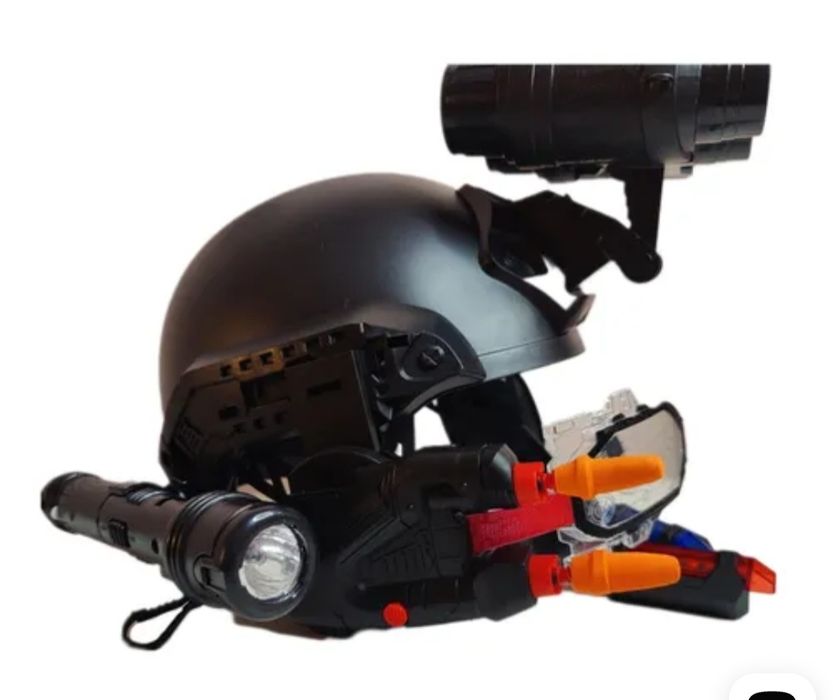 Игровой набор "Полицейский", шлем спецагент