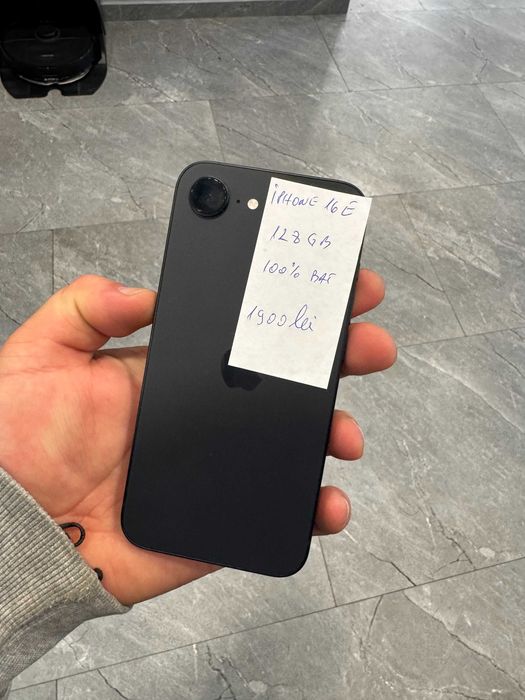iPhone 16e | 128GB | Baterie 100% | Stare Bună | Garanție 14 Zile | Maxi Grand