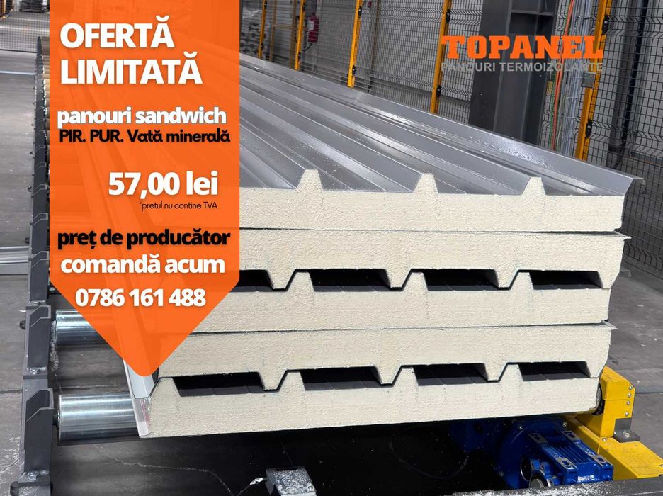 Panouri Sandwich | Profile Zincate | Accesorii – Neamț - Botoșani