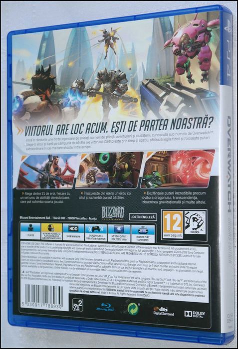 Overwatch PS4 Playstation 4